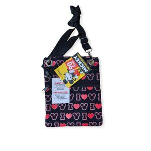 Disney "I Love Mickey Mouse" Crossbody Shoulder Messenger Bag Purse NEW